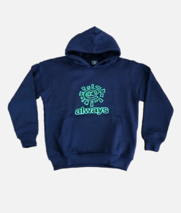 Adwysd Always Logo Hoodie Navy